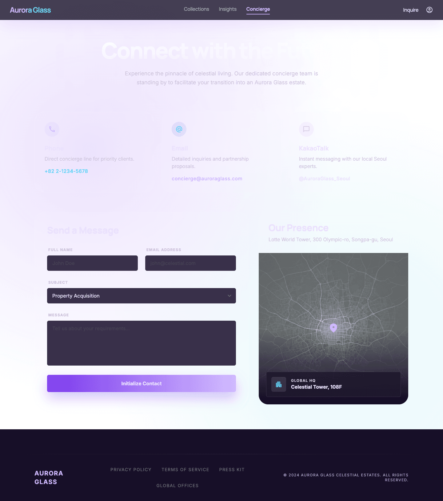 glassmorphism - 문의