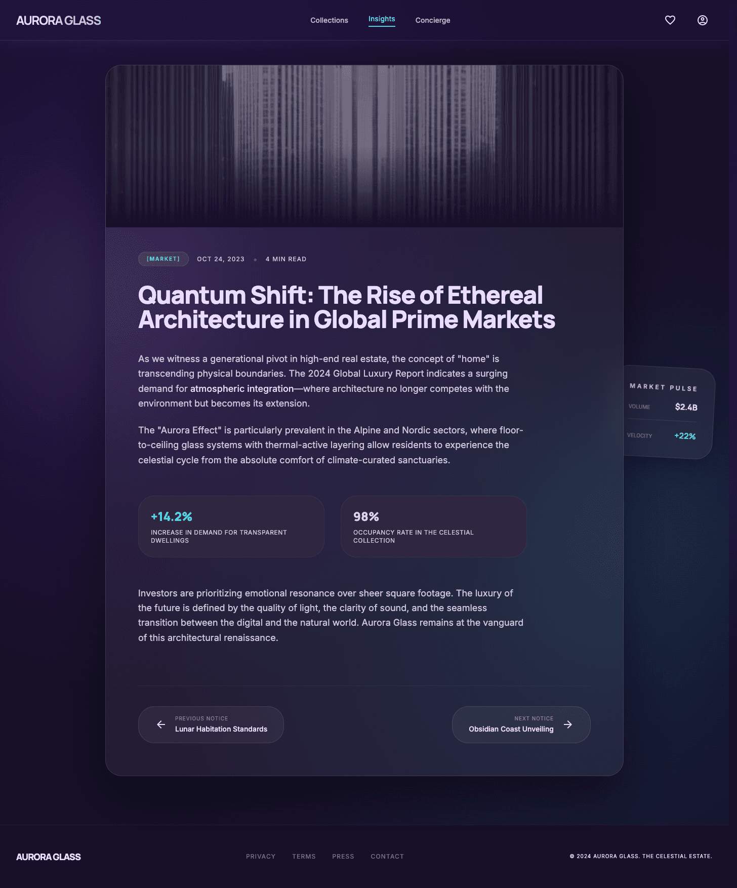 glassmorphism - 공지 상세