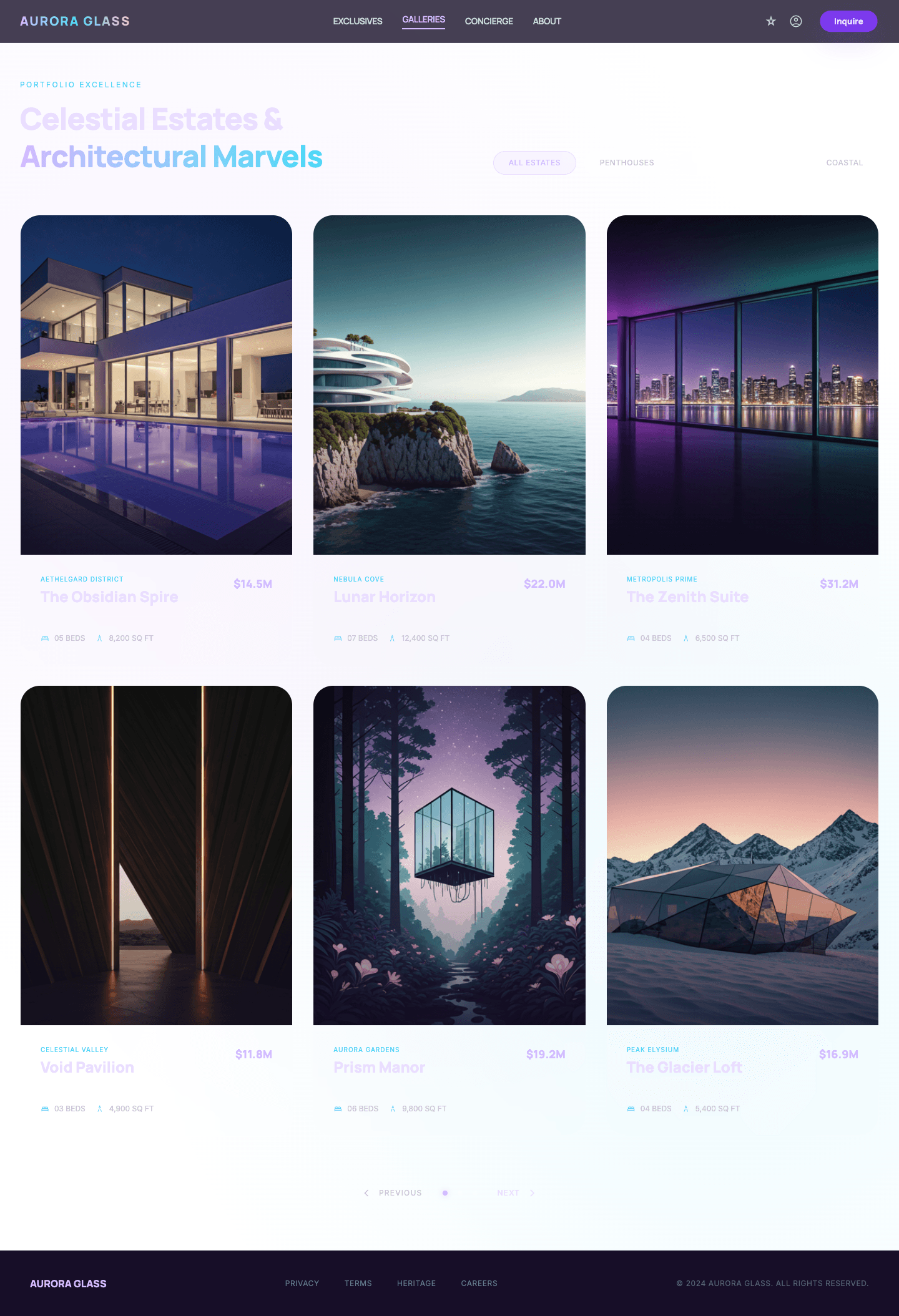 glassmorphism - 포트폴리오