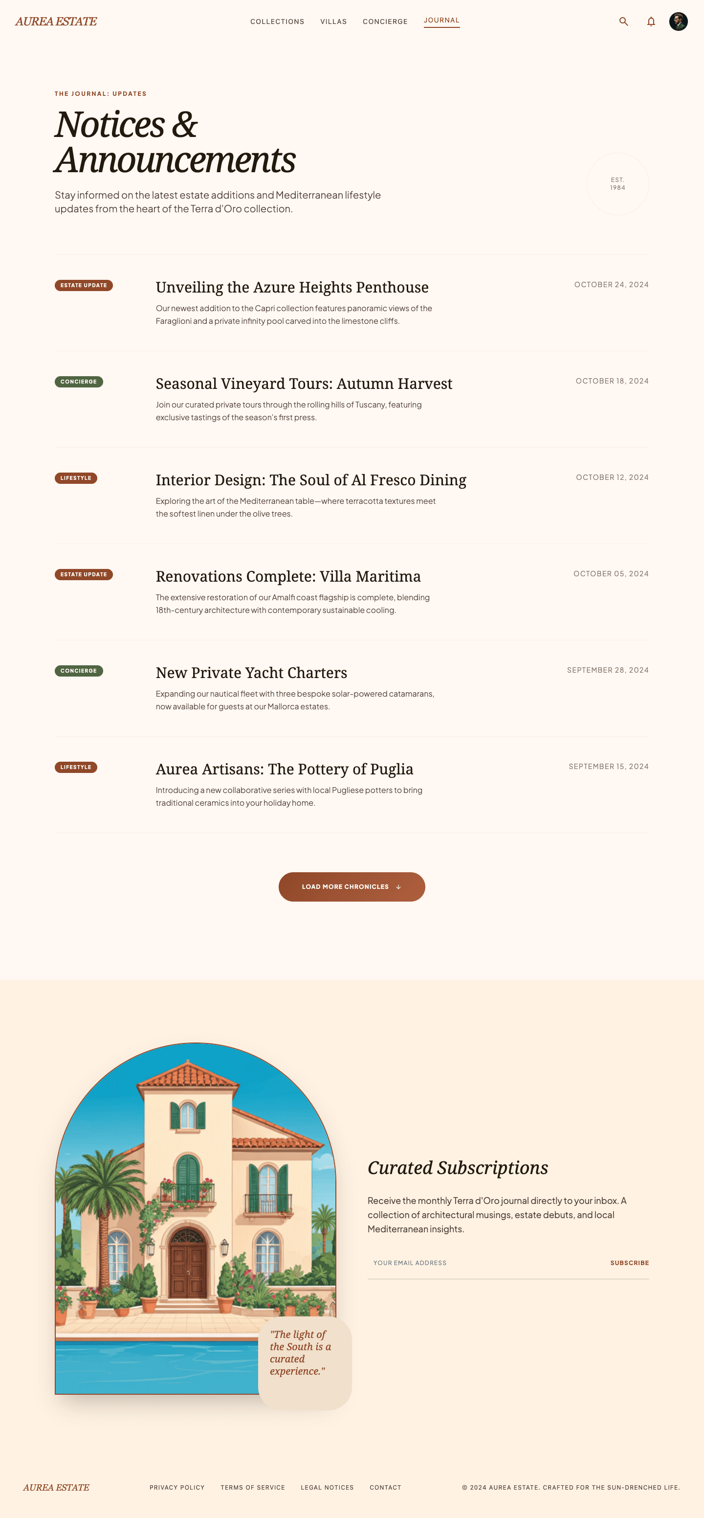 mediterranean - 공지사항