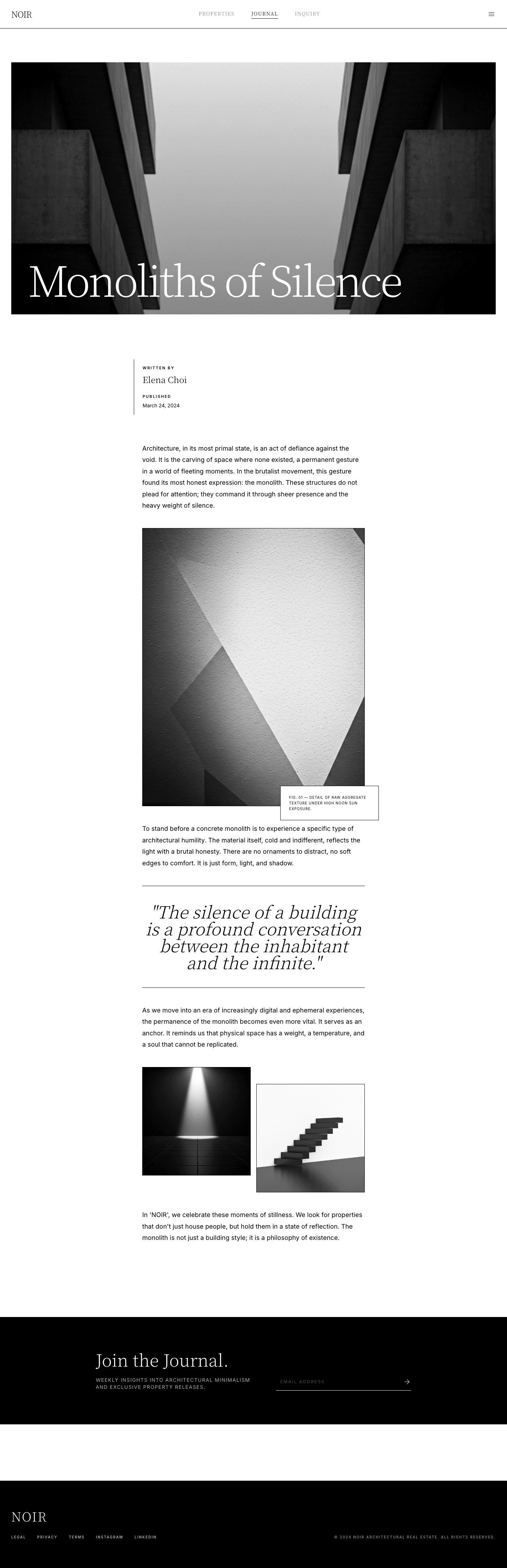 monochrome - 블로그 상세